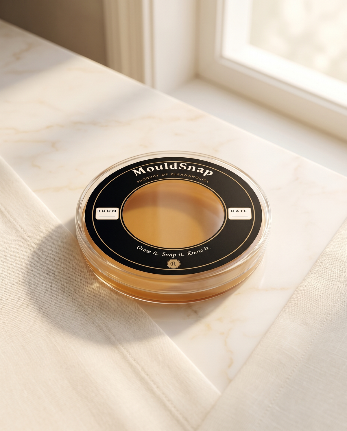 MouldSnap home mould screening kit, top angle
